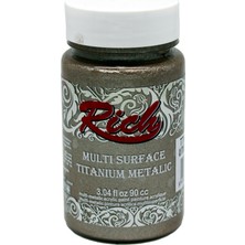 Rich Multi Surface Titanium Metalik Boya 2508 - Antij Bej 90 ml