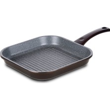 ThermoAD Izgara Tavası Granit Bakır 28x28