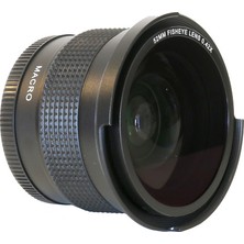 Raypro 55 mm 0.42x Super HD Fisheye + 12.5 Dioptri Makro Lens