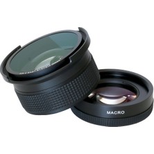 Raypro 55 mm 0.42x Super HD Fisheye + 12.5 Dioptri Makro Lens