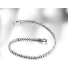 Chavin 2 mm. Su Yolu Bayan Taşlı Bileklik dr87