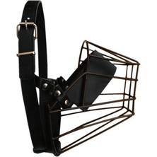 Ans Metal Deri Köpek Ağızlığı