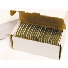 Aso Yapışkanlı Şeffaf Askı Etiketi Yaprak Tipi 500 adet HT343BOOK