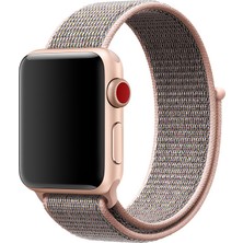 Case 4U Apple Watch Seri 7/6/SE/5/4 Kum Pembesi Spor Loop Kordon - 45mm 44mm 42mm Uyumlu