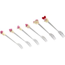 Kancaev  Love Set Tatlı Çatalı, , 6'Lı