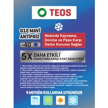 Teos -40° Mavi Antifriz 3 Lt + Spectre 1 Lt Cam Suyu