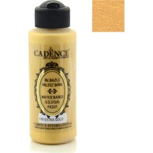 Cadence Yaldız Metalik Boya 110 - Ekstra Altın 120 ml