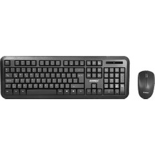 Everest KM - 8100 Ergomy Usb Kablosuz Q Standart Klavye Mouse Set