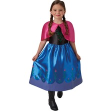 Lisanslı Disney Princess Anna Kostüm M Beden 5-6 Yaş