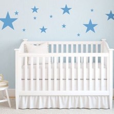 Decolight Büyük Boy Mavi Yıldız Sticker