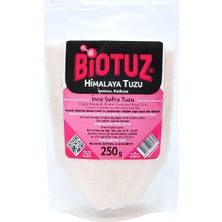 Biotuz Himalaya Kristal Öğütülmüş Tuz 250 gr - Pembe