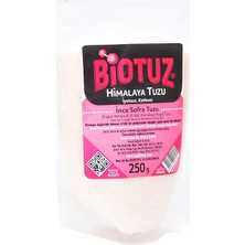 Biotuz Himalaya Kristal Öğütülmüş Tuz 250 gr - Pembe