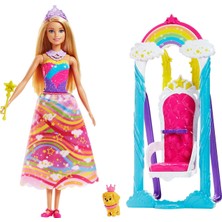 Barbie Dreamtopia Gökkuşağı Prensesi Ve Salıncağı Barbie Bebek