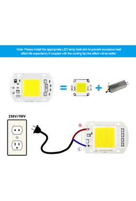 100 Watt projektör