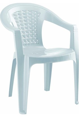 Gardelia Lux 10 Adet Plastik Koltuk Sandalye Takımı 1.Sınıf Beyaz