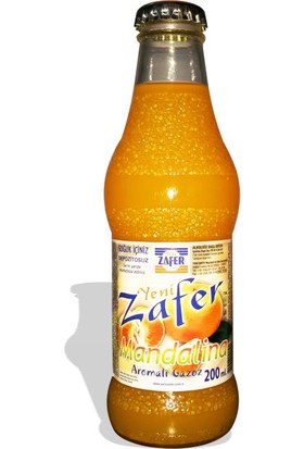 Yeni Zafer Mandalinli Gazoz 200 ml Cam 24 Adet