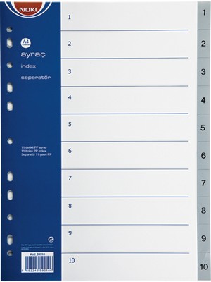 Noki Seperatör  1-10 Rakam Renkli