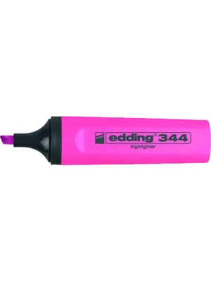 Edding (E-344) Fosforlu Kalem Pembe 10 Lu