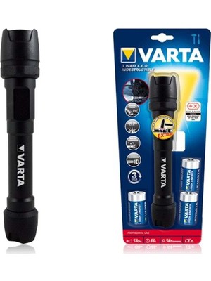 Varta 18702 Indestructible 3W Cree Xp-C Led Fener 3C