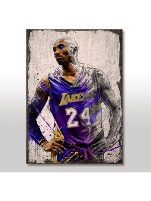 Cakasepetim Ahşap Tablo Yann Dalon Kobe 35x50 Cm