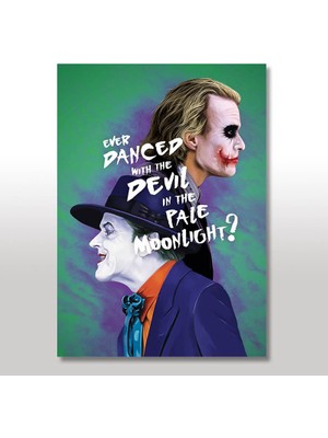 Cakasepetim Ahşap Tablo Joker 35x50 Cm