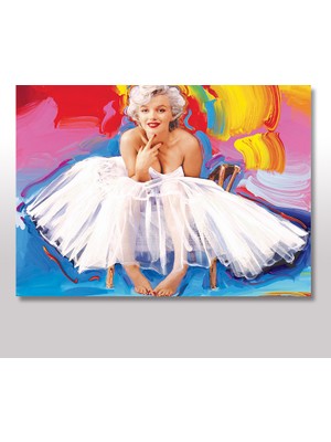 Cakasepetim Ahşap Tablo Marilyn Monroe Resmi 25x35 Cm