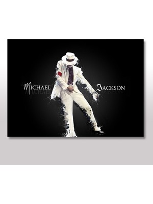 Cakasepetim Ahşap Tablo Michael Jackson Poster 25x35 Cm