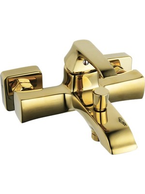 Creavit Banyo Bataryası + Duş Seti - Altın-Gold