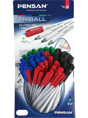 Pensan Trıball Tükenmez Kalem Msky 60 Lı Stand