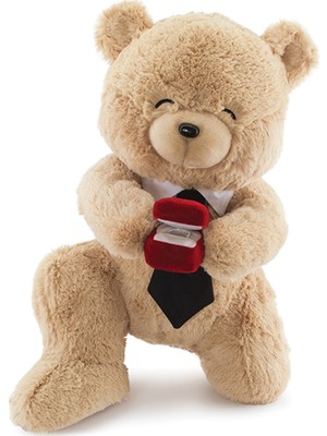 Neco Plush Fluffy Tek Taş Serenat Ayı 45 cm