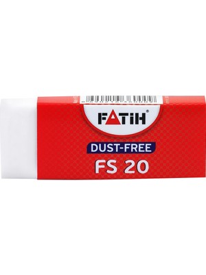 Fatih Fs20 Beyaz Silgi 1 Adet Yerli Üretim PVC İçermeyen Doğa Dostu Kalem İzleri İçin İdeal