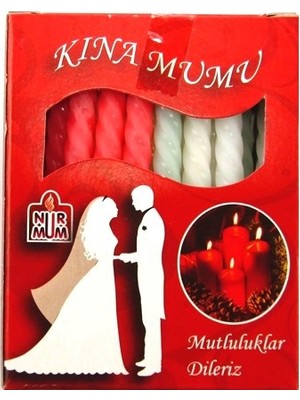 Nur Mum Kına Doğumgünü Mumu