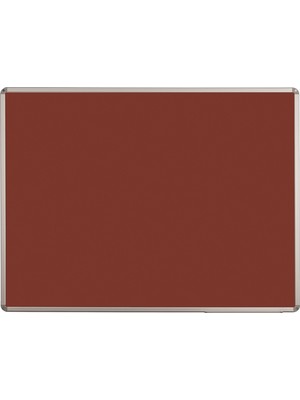 Penguen 90 Cm  X 240 Cm  Alüminyum Çerçeve Duvara Monte Bordo Kumaşlı Pano