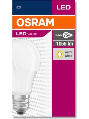 Osram Led Value 10W Sarı Işık E-27 1055lm Ampul