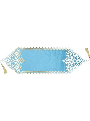 Diva Home Osmanlı Düz Desenli Tekli Kadife Runner