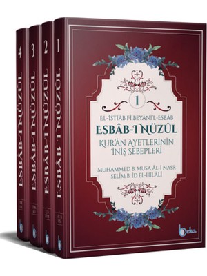 Esbab-I Nüzûl (4 Cilt-Takım) Kur’an Ayetlerinin İniş Sebepleri(Ciltli) - Muhammed B. Musa Al-i Nasr