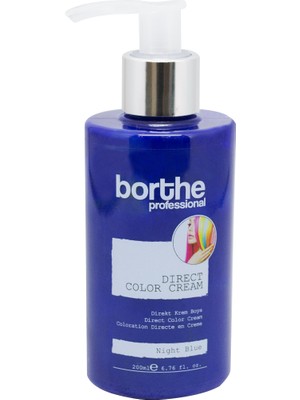 Borthe Professional Direkt Krem Boya Gece Mavisi
