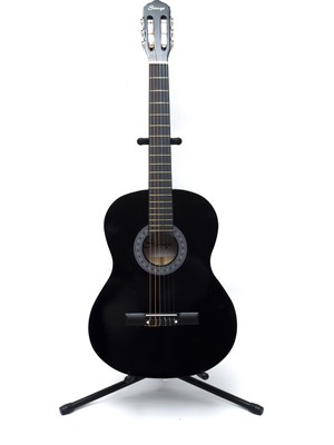 Simge Klasik Gitar SİYAH 39,5 İNÇ 4/4 Tam Boy KILIF+PENA HEDİYE