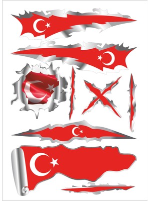 Stickermarket Bayrak Sticker Seti