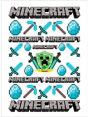Stickermarket Minecraft Sticker Seti