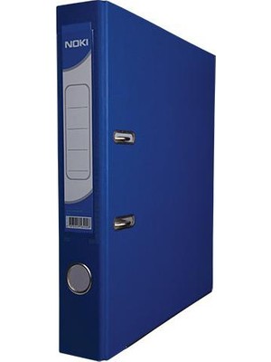 Noki Plastik Klasör 10'lu Kutu Mavi Renkli Dayanıklı Ofis Kullanımı İçin