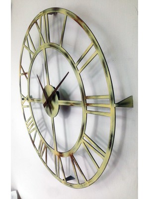 Markakanvas Metal Eskitme Duvar Saati