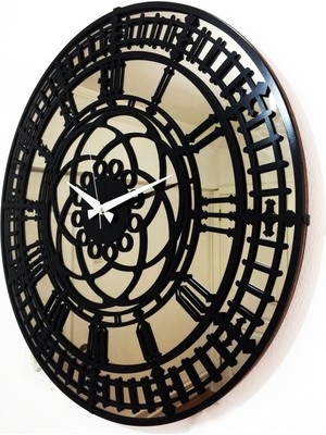 Markakanvas Bigben clock Ayna,Metal Duvar Saati