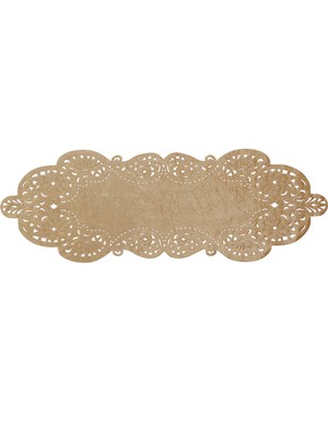 Diva home KADİFE LAZER KESİMLİ RUNNER