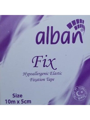 Alban Fix 10x5 cm Hipoalerjenik Elastik Sabitleme Bandı