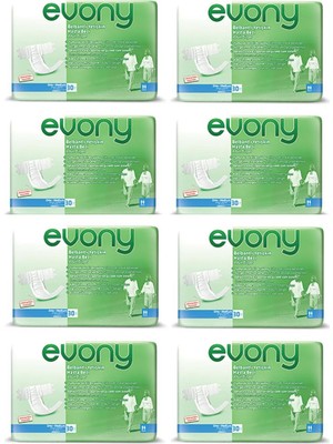 EVONY Belbantlı Hasta Bezi 240'Lı Medium Orta 30Lu 8 Paket