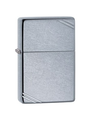 Zippo Vintage Street Chrome Çakmak Ömürboyu Garanti ile Rüzgar Geçirmez Taşınabilir Hediye Seçeneği