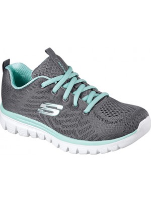 Skechers GRACEFUL-GET CONNECTED Kadın Gri Spor Ayakkabı - 12615 CCGR