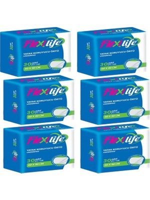 Flexilife 60X90 Cm Yatak Koruyucu Örtü 30X6 180 Adet