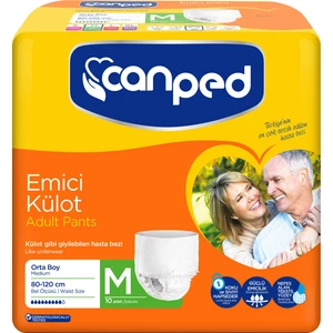 Emici Külot 10 Adet Orta Medium Hasta Bezi